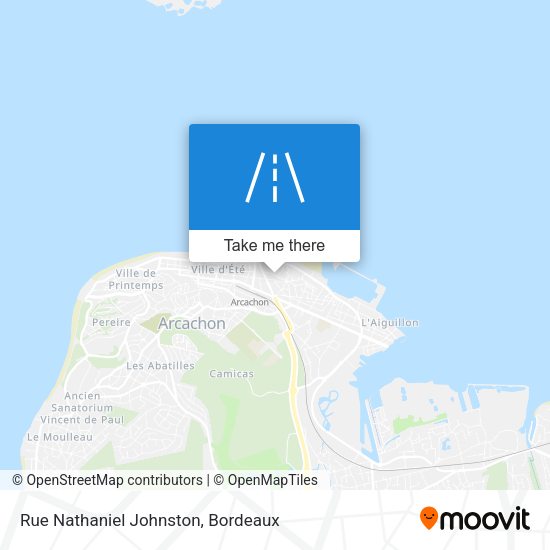 Rue Nathaniel Johnston map