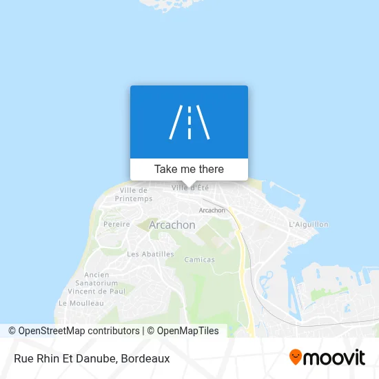 Rue Rhin Et Danube map