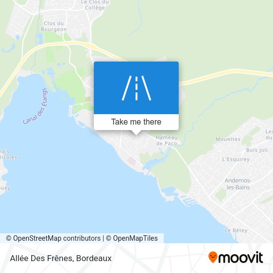 Allée Des Frênes map