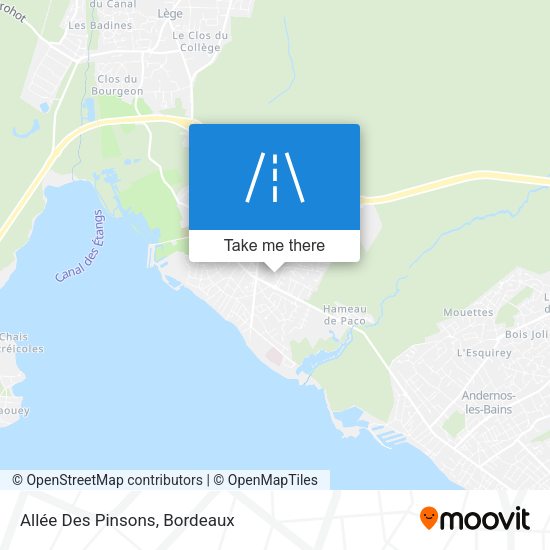 Allée Des Pinsons map