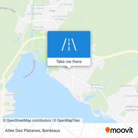 Allée Des Platanes map