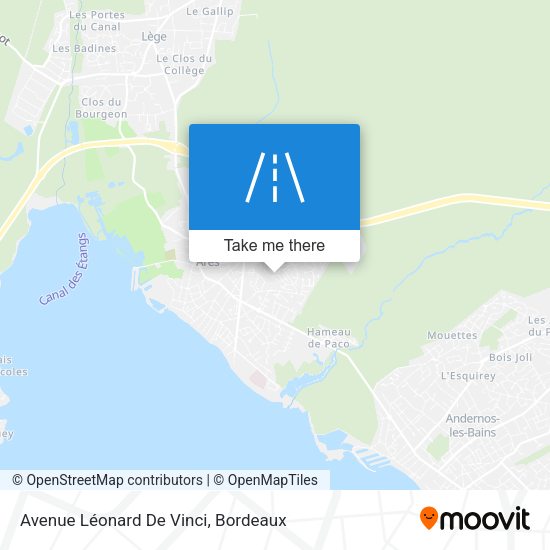 Avenue Léonard De Vinci map