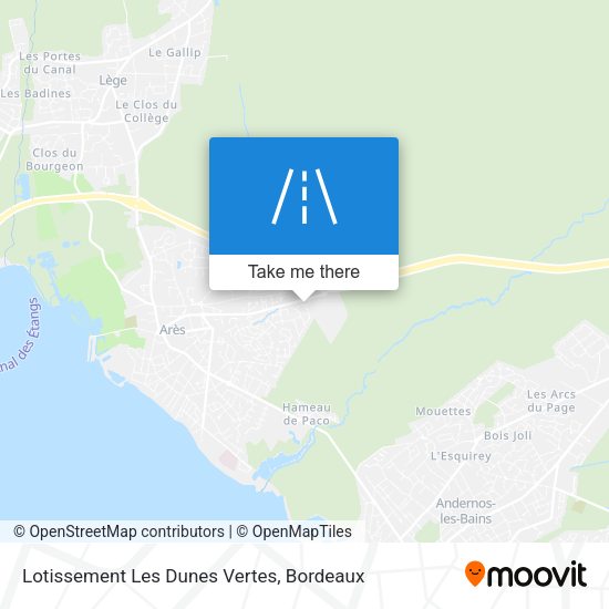 Lotissement Les Dunes Vertes map