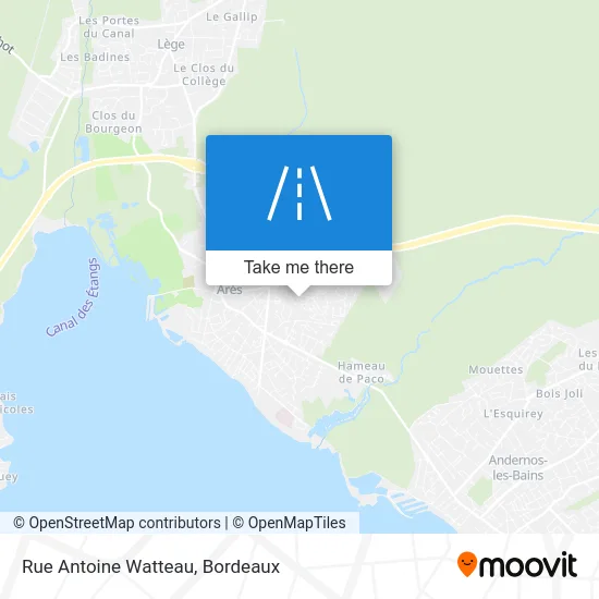 Rue Antoine Watteau map