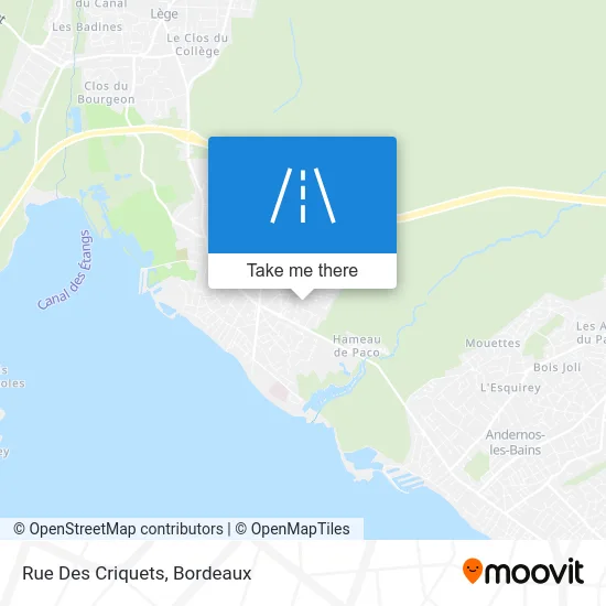 Rue Des Criquets map