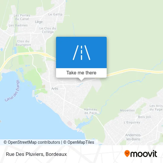 Rue Des Pluviers map