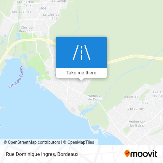 Rue Dominique Ingres map