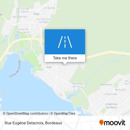 Rue Eugène Delacroix map