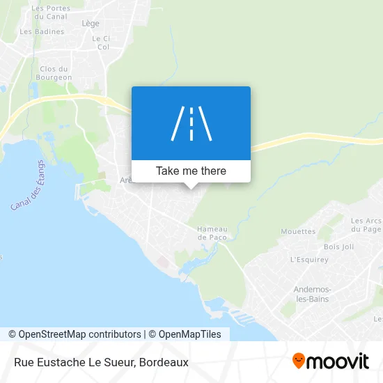 Rue Eustache Le Sueur map