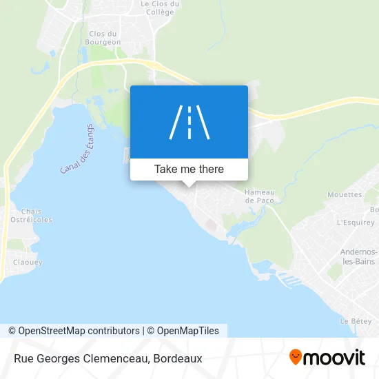 Rue Georges Clemenceau map