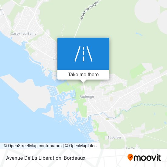 Avenue De La Libération map