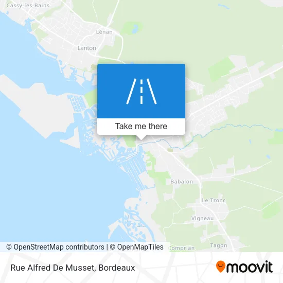 Rue Alfred De Musset map