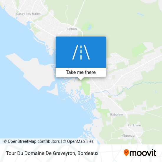 Tour Du Domaine De Graveyron map