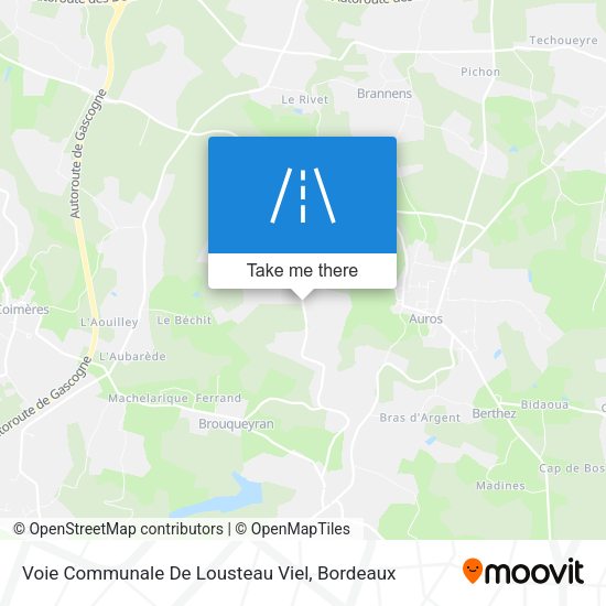 Voie Communale De Lousteau Viel map