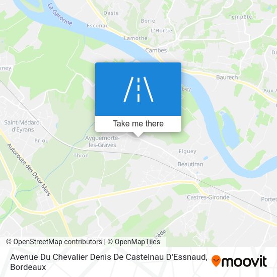 Avenue Du Chevalier Denis De Castelnau D'Essnaud map