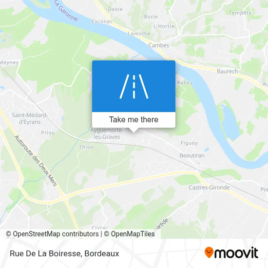 Rue De La Boiresse map