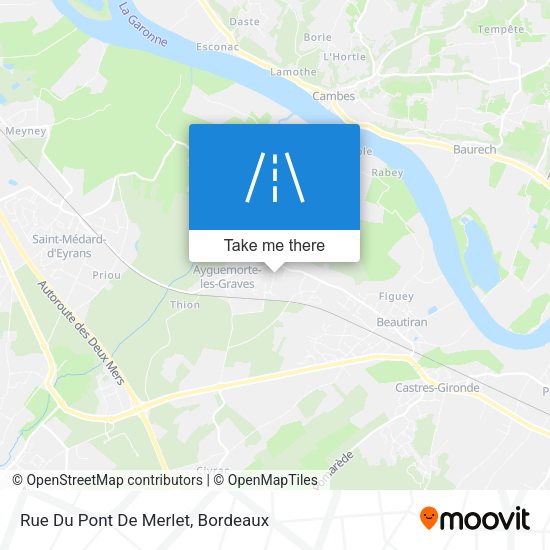 Rue Du Pont De Merlet map