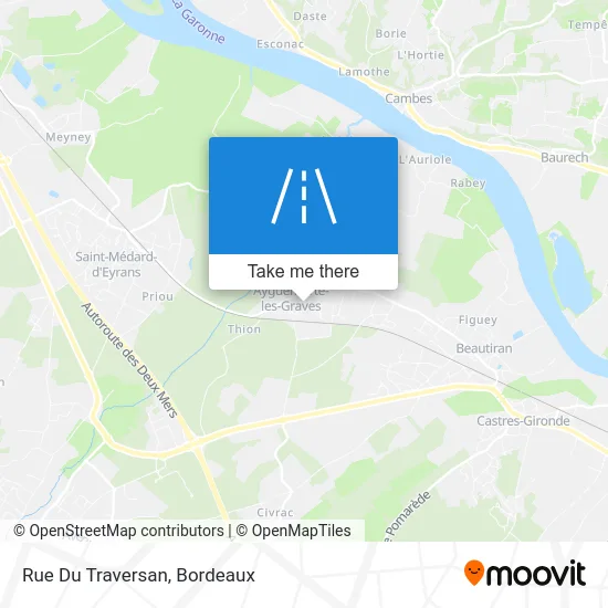 Rue Du Traversan map