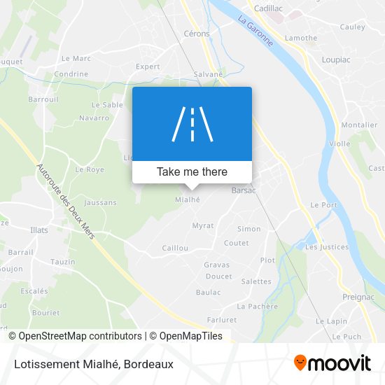 Lotissement Mialhé map