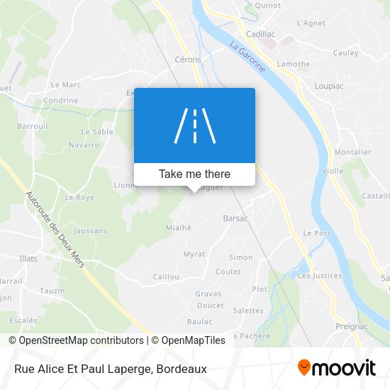 Rue Alice Et Paul Laperge map