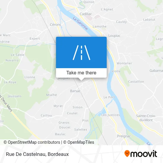 Rue De Castelnau map