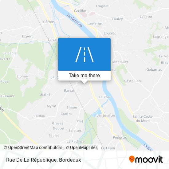 Rue De La République map