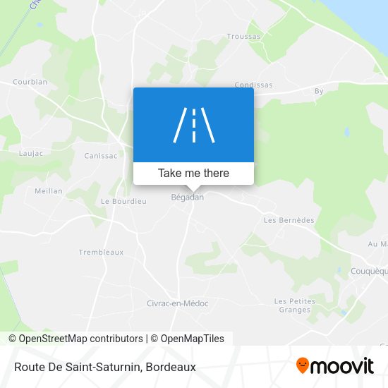 Route De Saint-Saturnin map