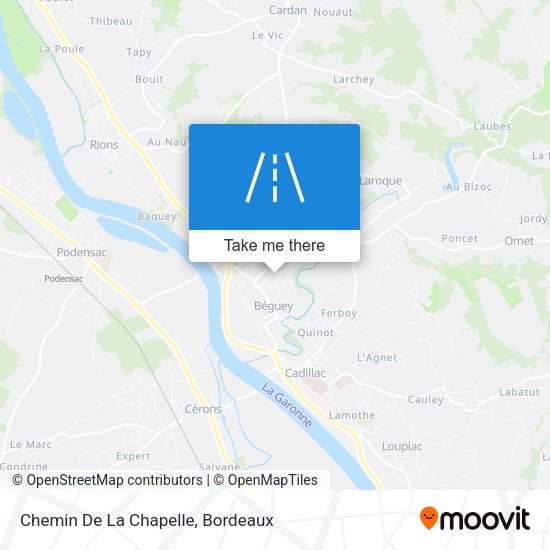 Chemin De La Chapelle map
