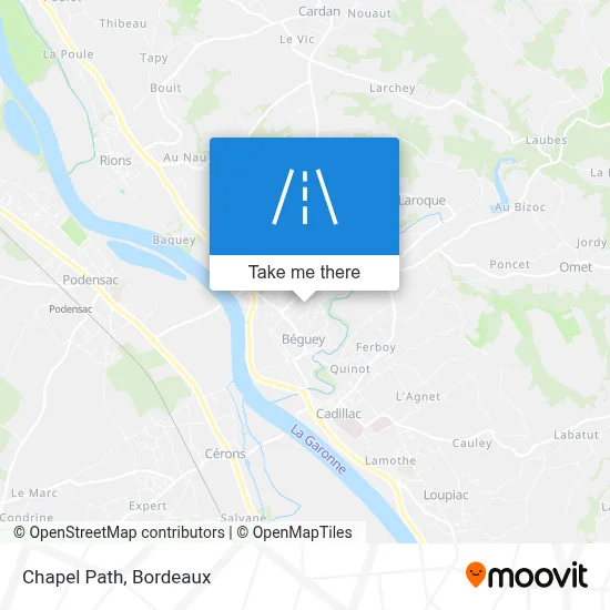 Chemin De La Chapelle map