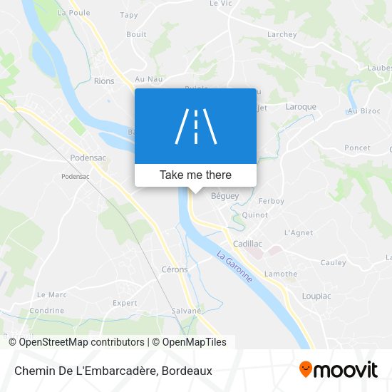 Chemin De L'Embarcadère map