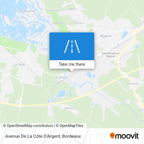 Avenue De La Côte D'Argent map