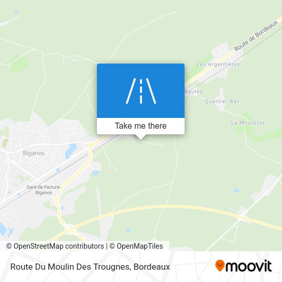 Route Du Moulin Des Trougnes map
