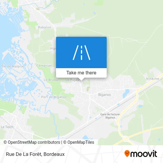 Rue De La Forêt map