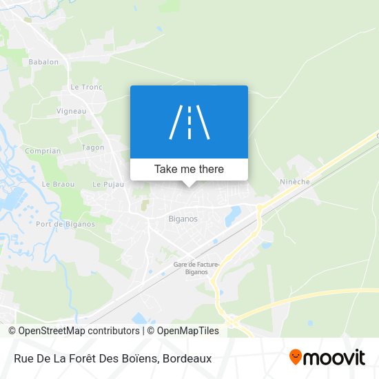 Rue De La Forêt Des Boïens map