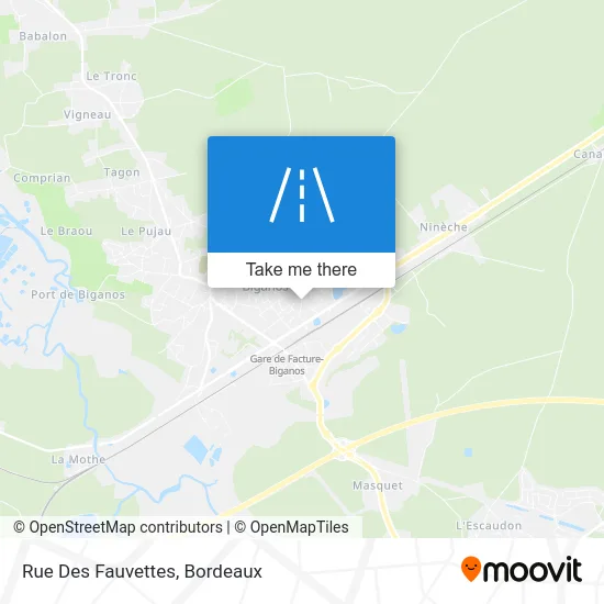 Rue Des Fauvettes map