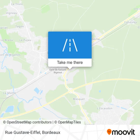 Rue Gustave-Eiffel map