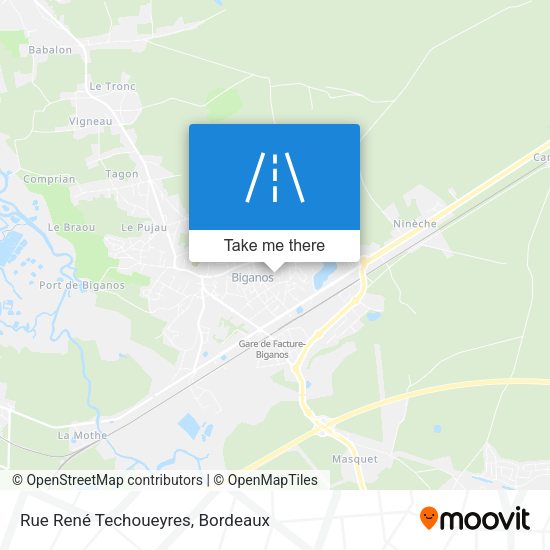 Rue René Techoueyres map