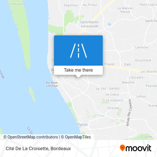 Cité De La Croisette map