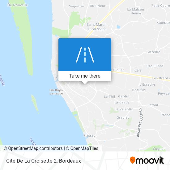 Cité De La Croisette 2 map