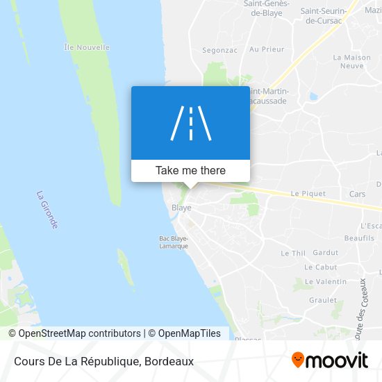 Cours De La République map