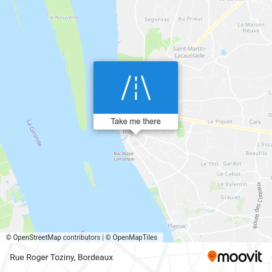 Rue Roger Toziny map