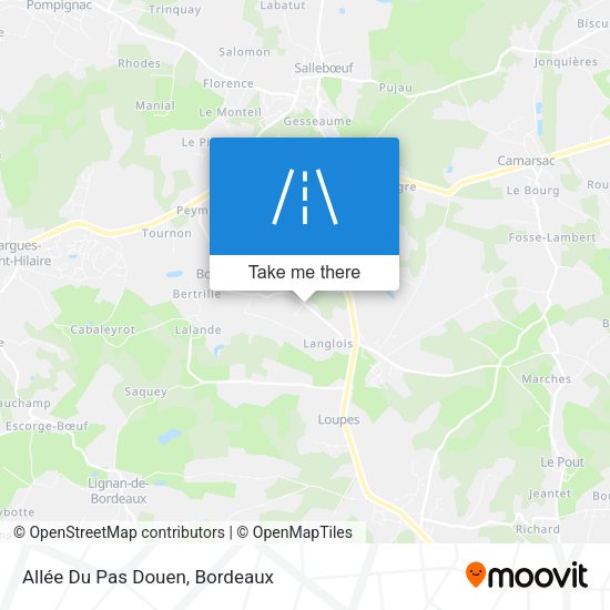 Allée Du Pas Douen map