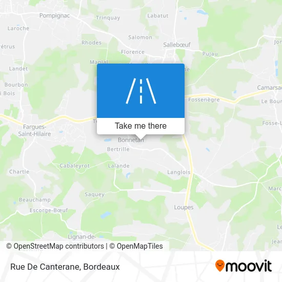 Rue De Canterane map