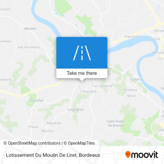 Lotissement Du Moulin De Liret map