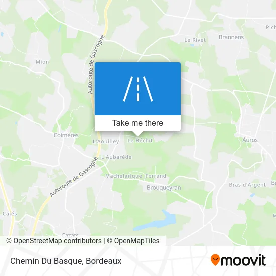 Chemin Du Basque map