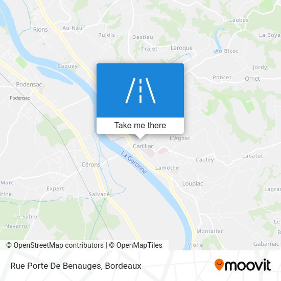 Rue Porte De Benauges map