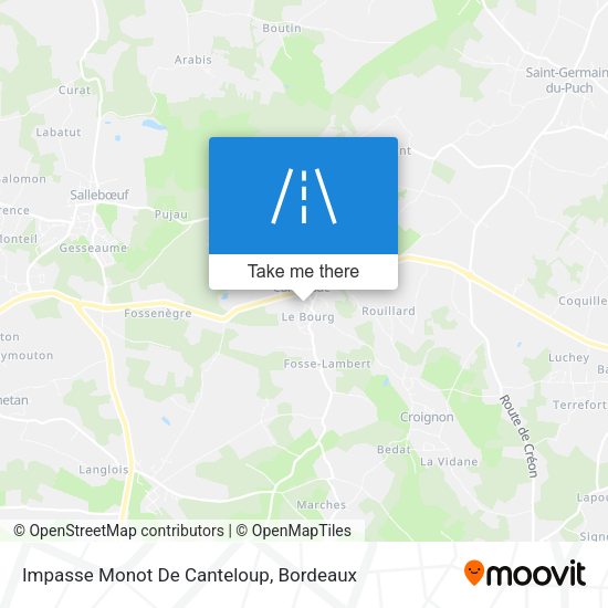 Impasse Monot De Canteloup map