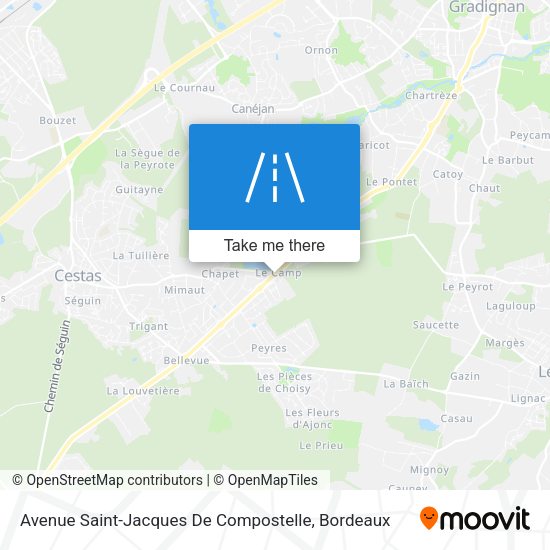 Avenue Saint-Jacques De Compostelle map