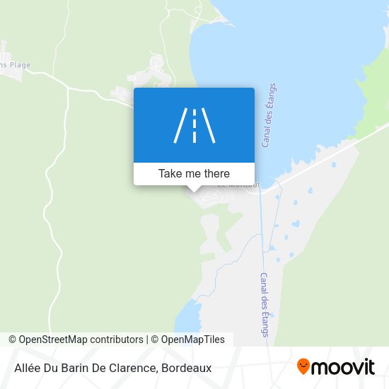 Allée Du Barin De Clarence map