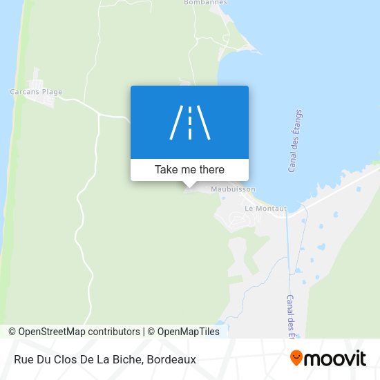 Rue Du Clos De La Biche map